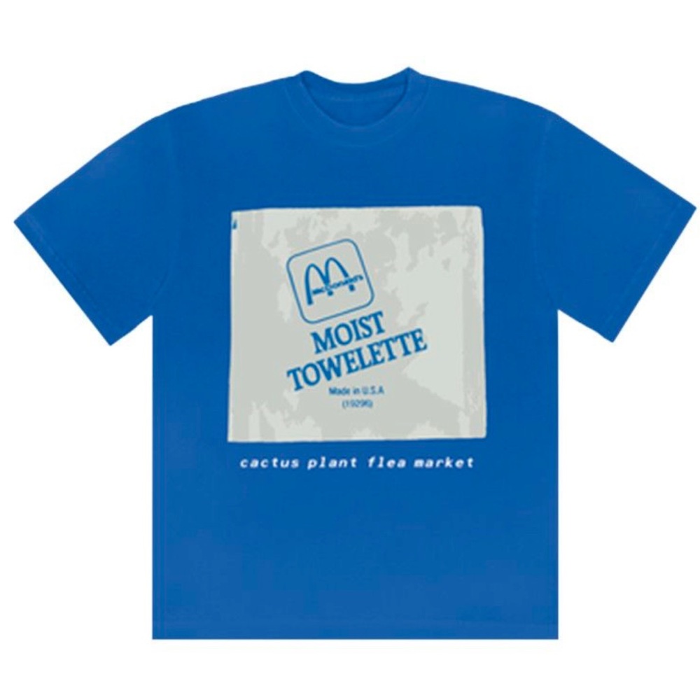 Cactus Plant Flea Market x McDonald’s moist towelette tshirt